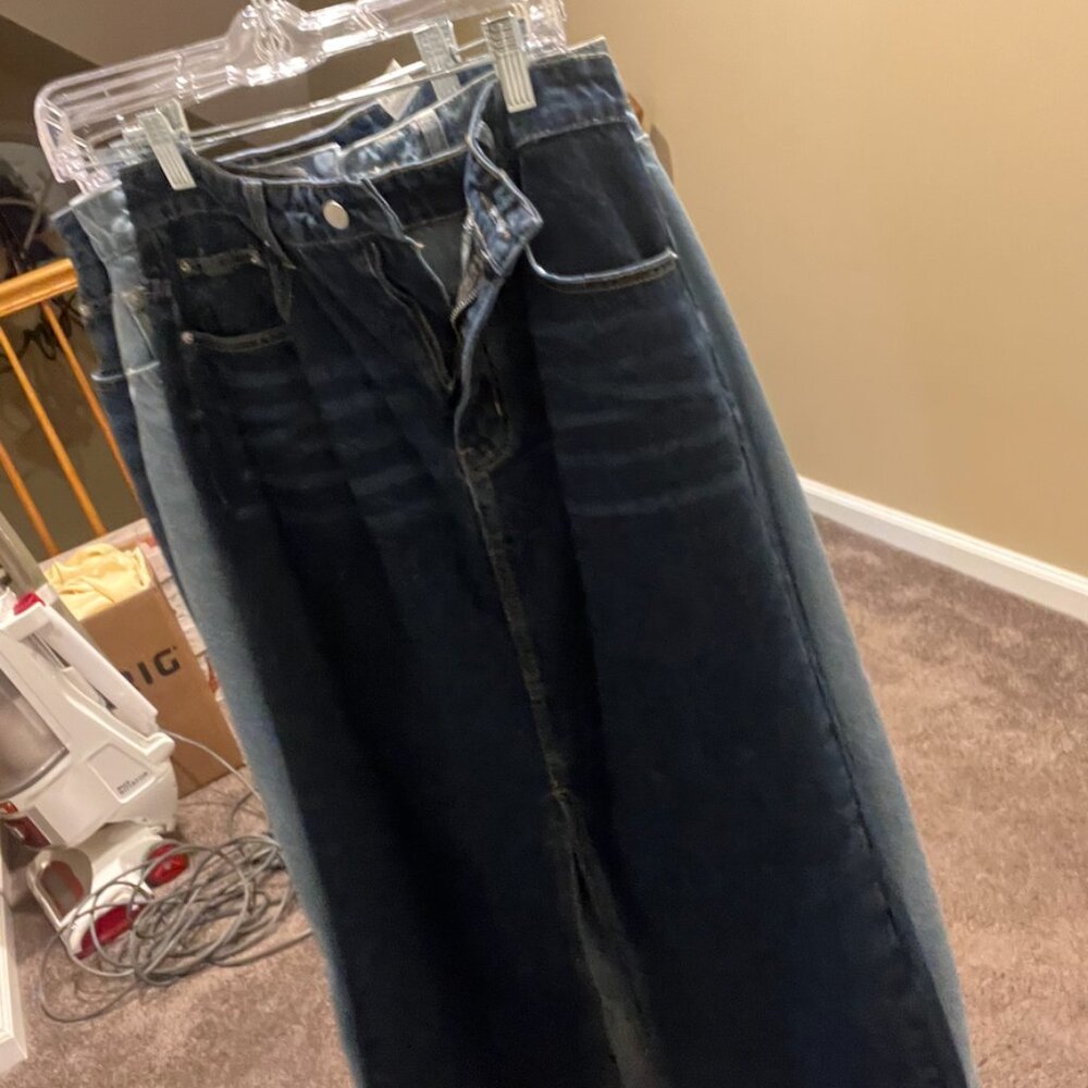 Jean Split Skirts - image 2